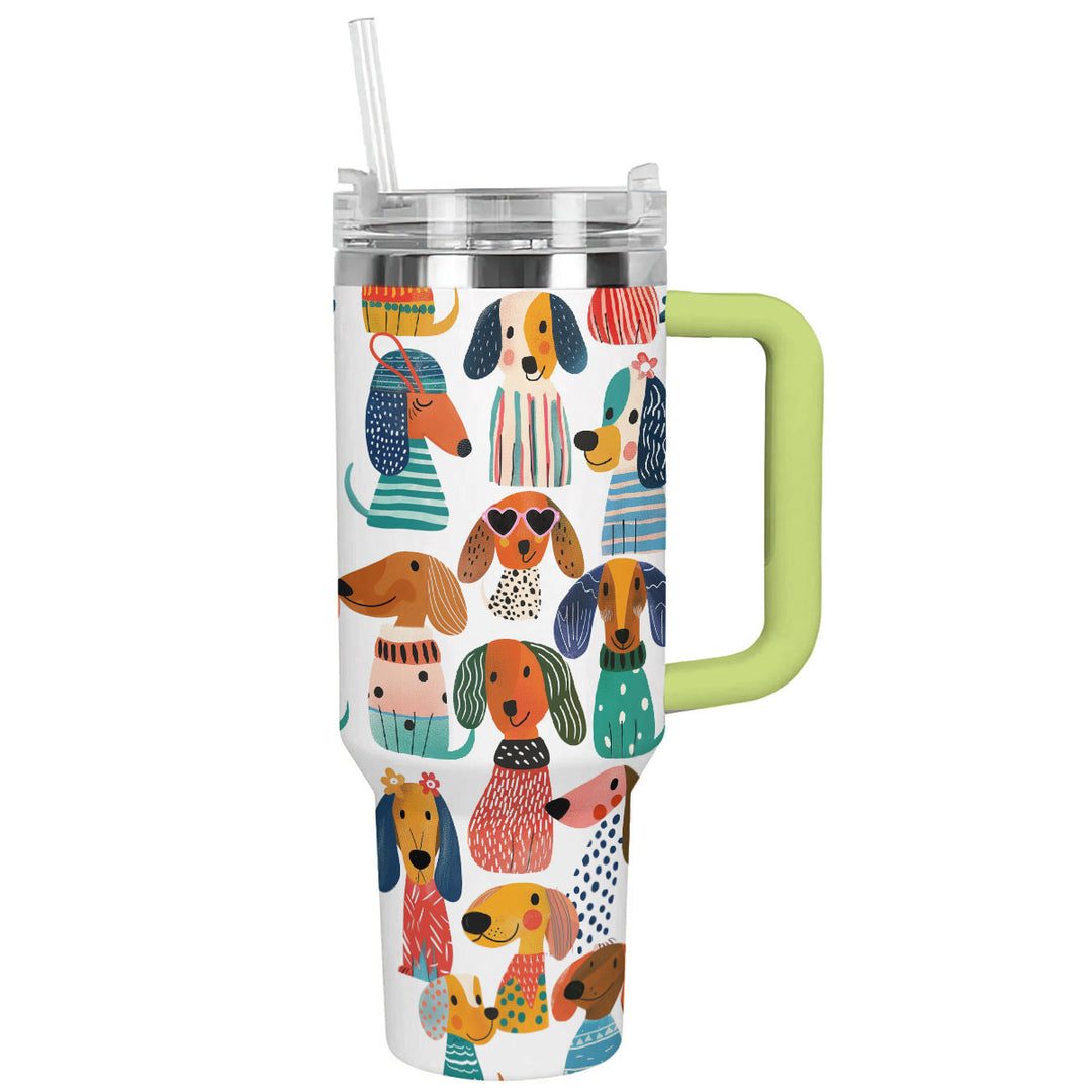 Shineful Tumbler Whimsical Dachshund