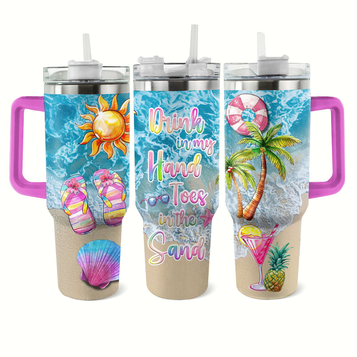 Shineful Tumbler Sandy Summer