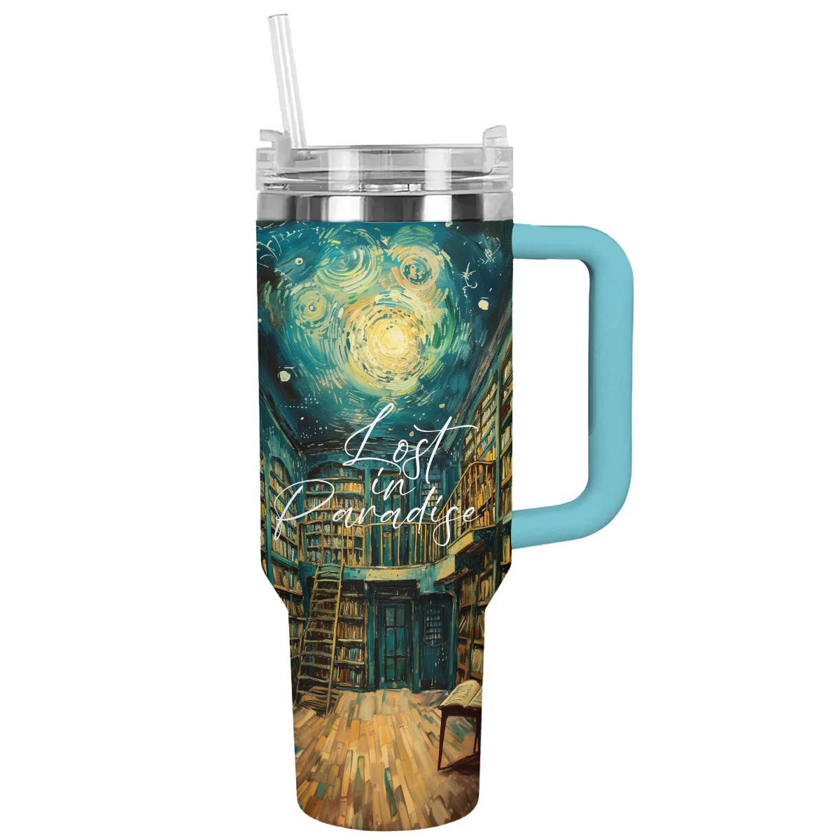 Reading Shineful™ Tumbler Lost In Paradise Nl09 Sky Blue 40Oz