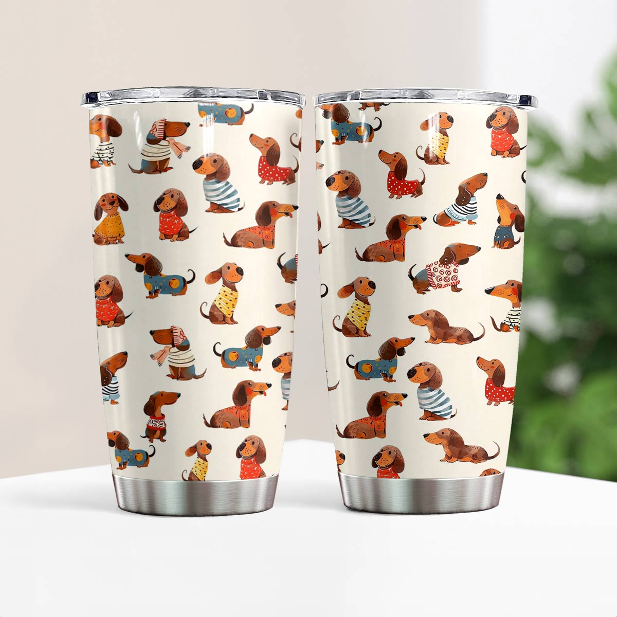 Shineful 20oz Tumbler Dachshund Cute