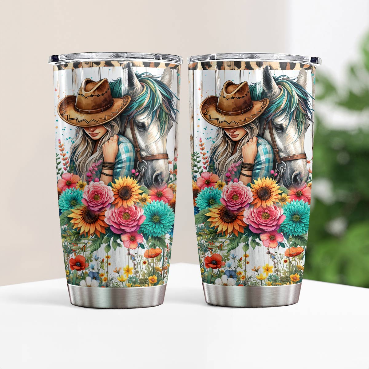 Shineful 20oz Tumbler Horse Girl