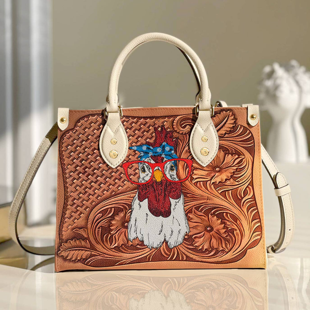 Chicken Leather Bag Shineful Our Hen Lk8