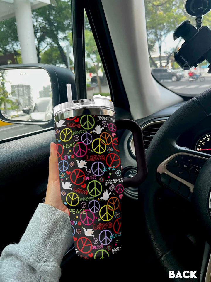 Hippie Personalize Shineful™ Tumbler Be Kind Mn8