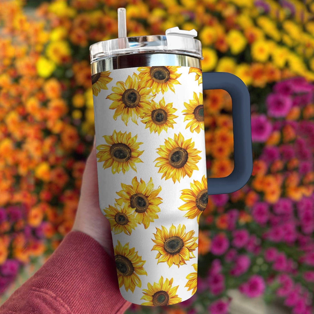 Sunflower 40 Oz Shineful™ Tumbler Love Tl10 Navy 40Oz