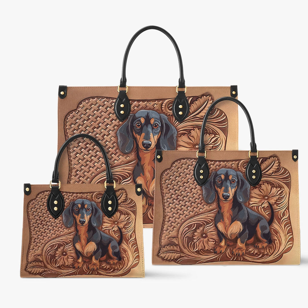 Shineful Leather Bag Dachshund Strength