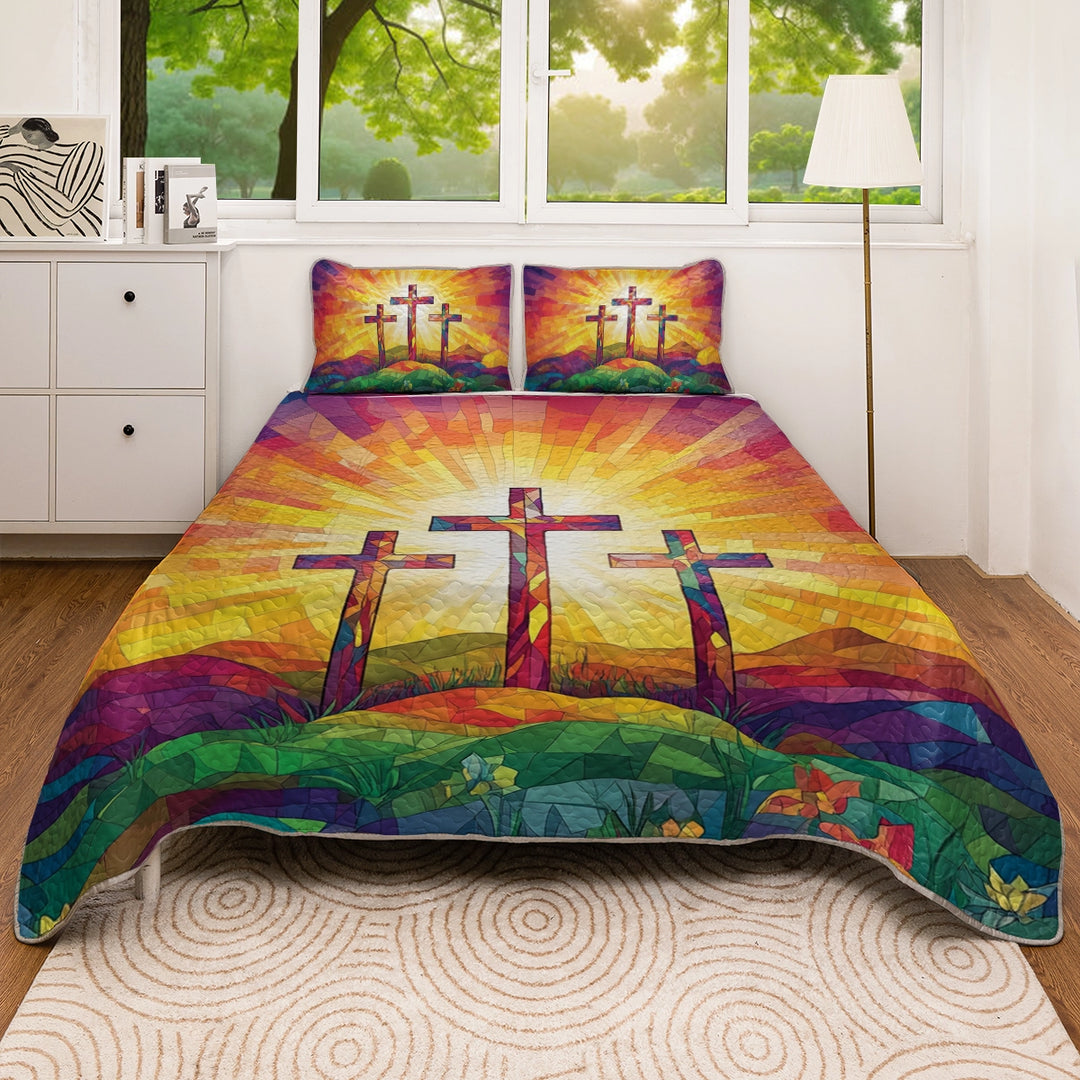 Shineful All Season Quilt 3-Piece Set - God’s Radiant Glory