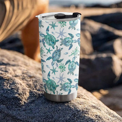 Shineful 20oz Tumbler Blue Sea Turtle