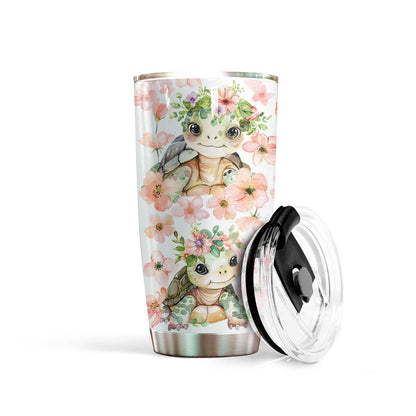 Shineful 20oz Tumbler Adorable Turtle