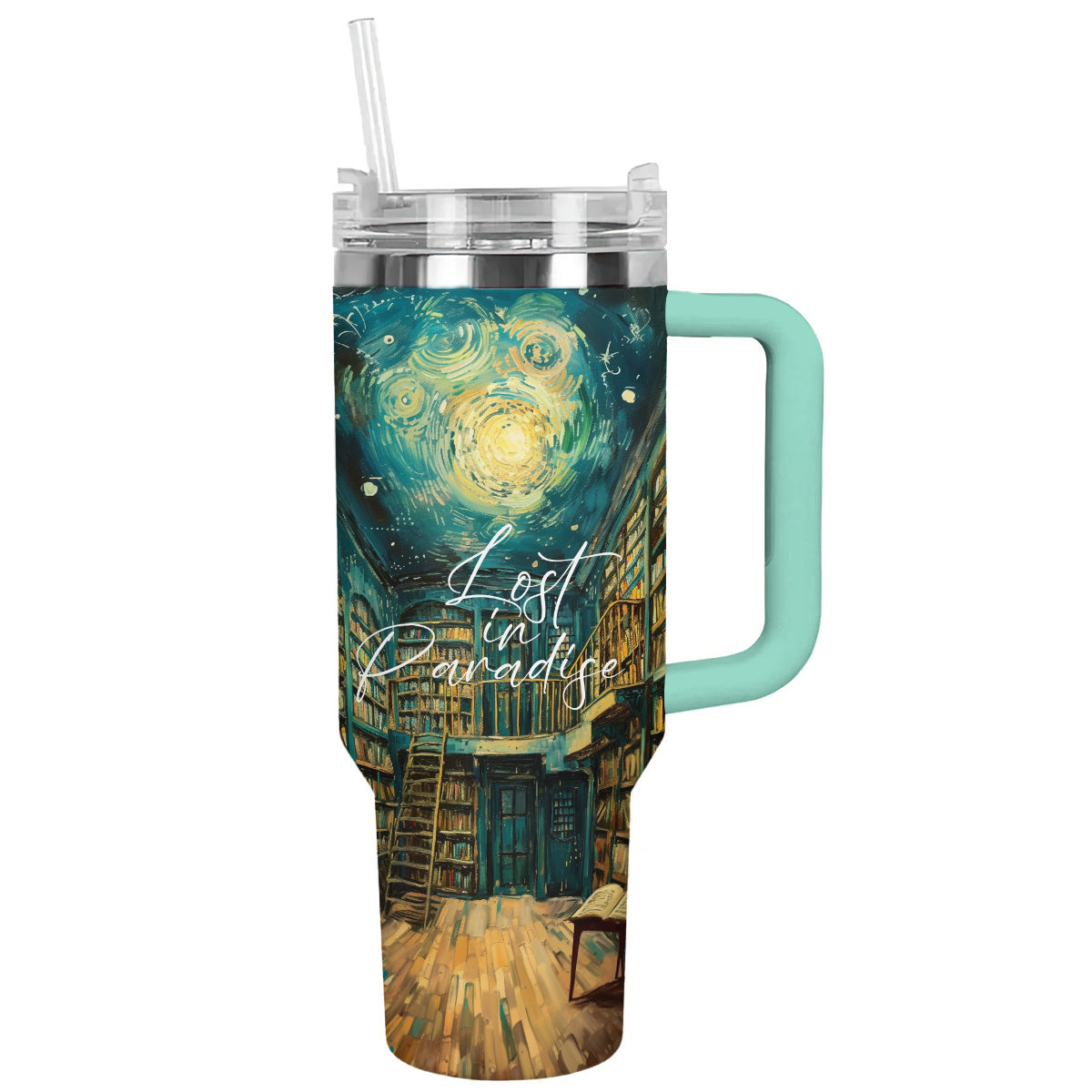 Reading Shineful™ Tumbler Lost In Paradise Nl09 Turquoise Blue 40Oz