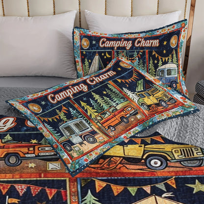 Shineful All Season Quilt 3-Piece Set Camping Charm