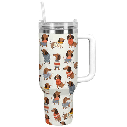 Shineful Tumbler Dachshund Cuteness Overload