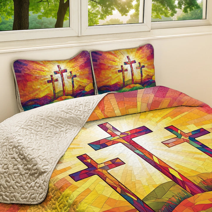 Shineful All Season Quilt 3-Piece Set - God’s Radiant Glory