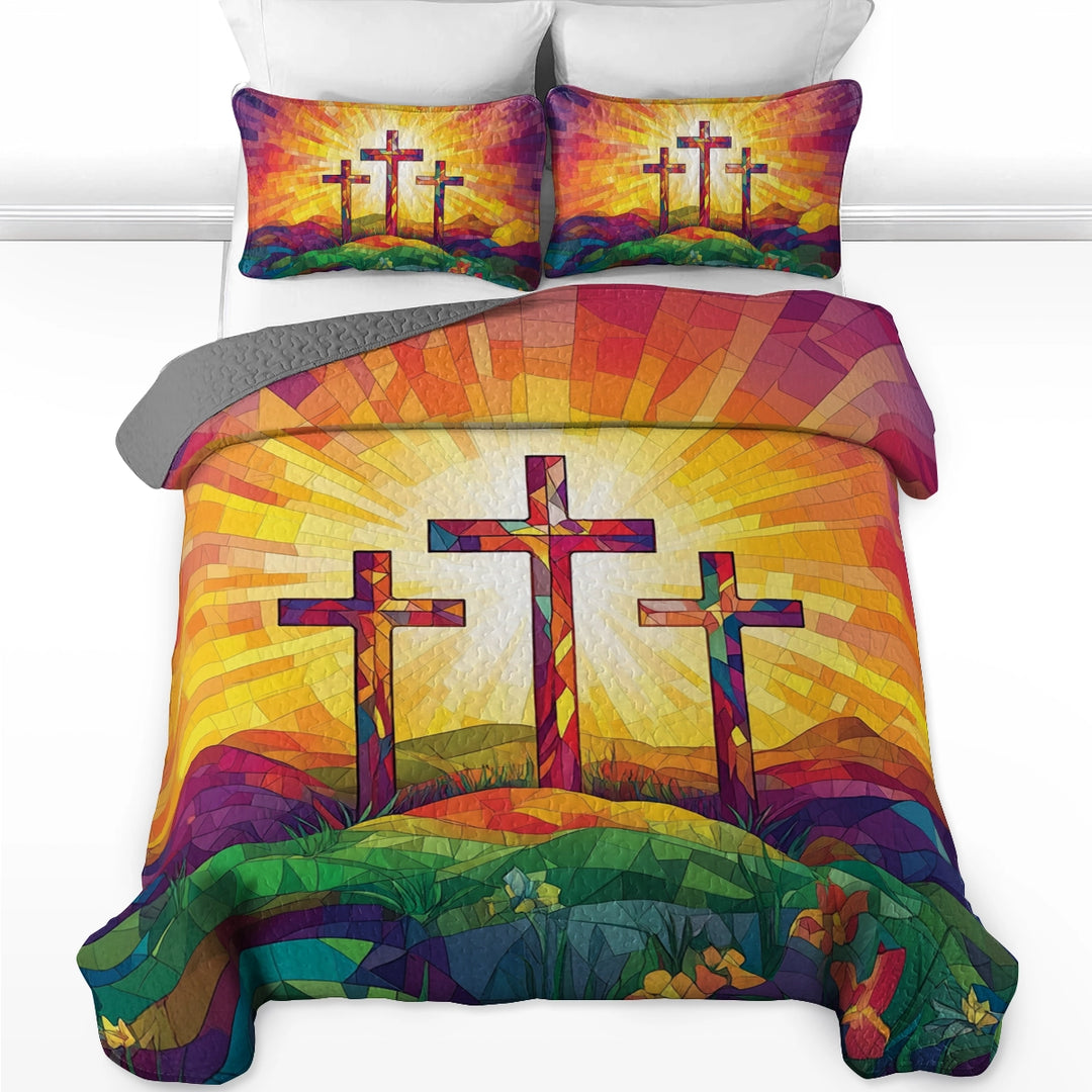 Shineful All Season Quilt 3-Piece Set - God’s Radiant Glory