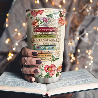 Shineful 20oz Tumbler Favorite Books