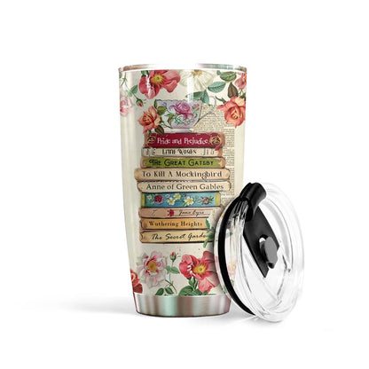 Shineful 20oz Tumbler Favorite Books