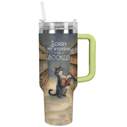 Reading 40 Oz Shineful™ Tumbler Cat In Library Nl09 Green 40Oz