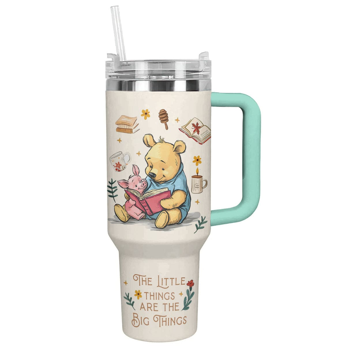 Reading 40 Oz Shineful™ Tumbler Winnie The Pooh Nl09 Turquoise Blue 40Oz