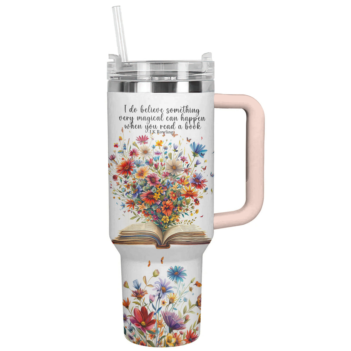 Reading 40 Oz Shineful™ Tumbler Flower Bloom Nl09 Pink 40Oz