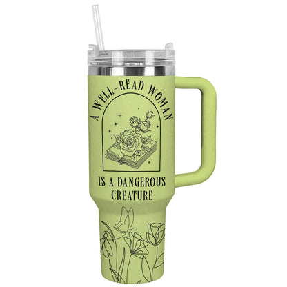 Reading 40 Oz Shineful™ Tumbler Well-Read Woman Nl09 Green 40Oz