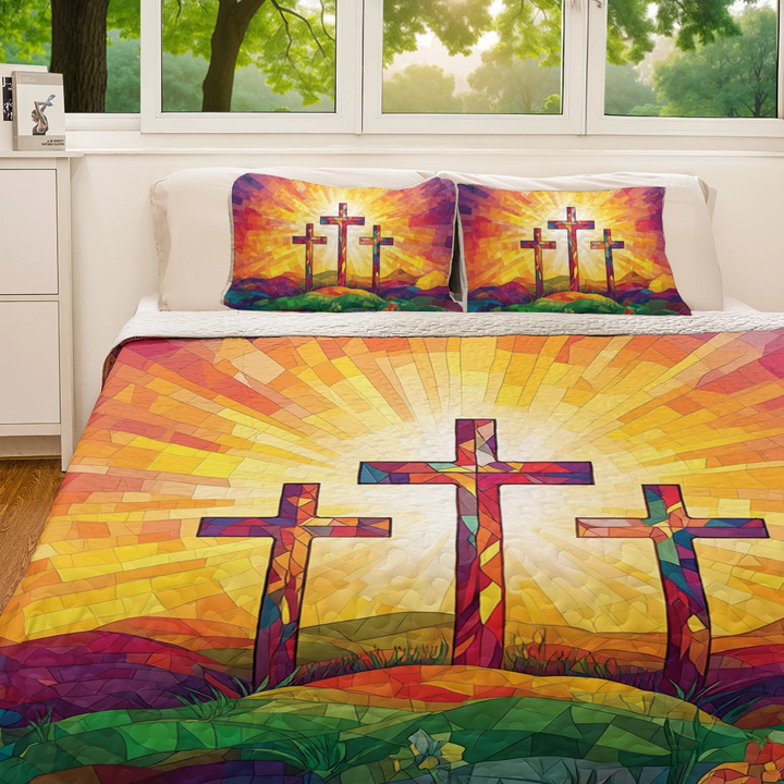 Shineful All Season Quilt 3-Piece Set - God’s Radiant Glory