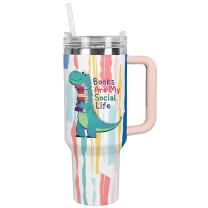 Reading Shineful™ Tumbler Dinosaur Nl09 Pink 40Oz