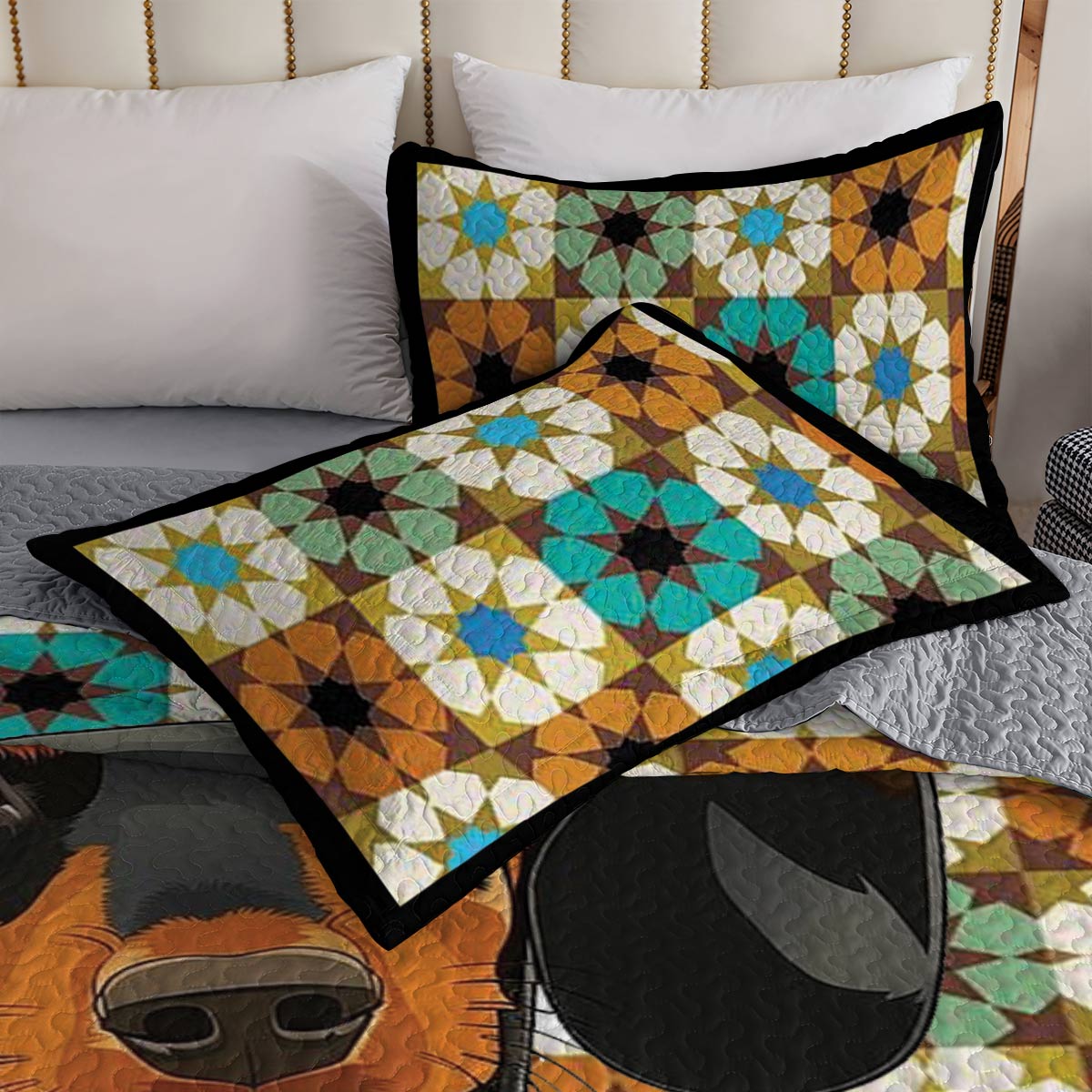 Shineful All Season Quilt 3-Piece Dachshund Elegent