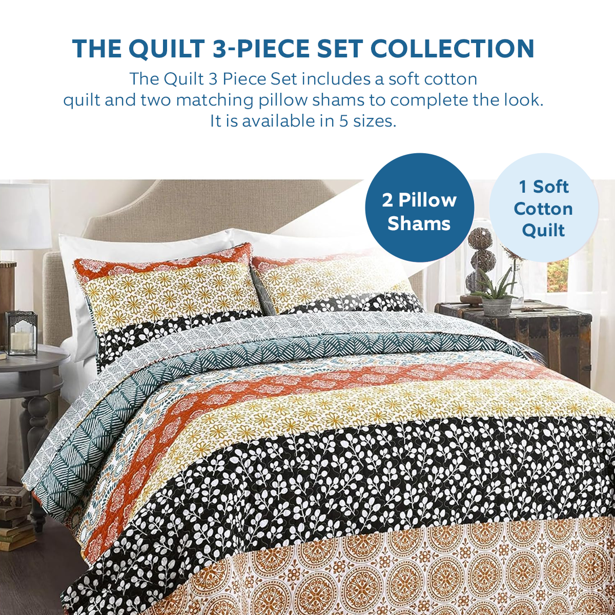 Shineful All Season Quilt 3-Piece Set Breathtaking Butterflies