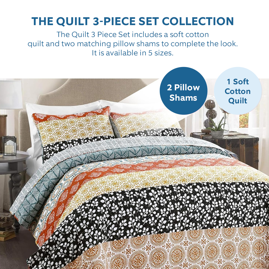 Shineful All Season Quilt 3-Piece Set - God’s Radiant Glory