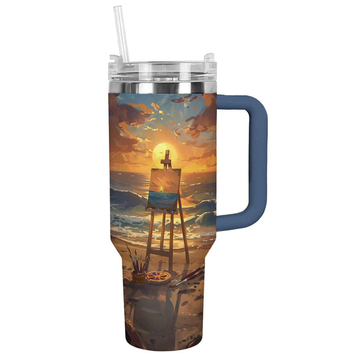 Shineful Tumbler Romantic Sunset Sketches