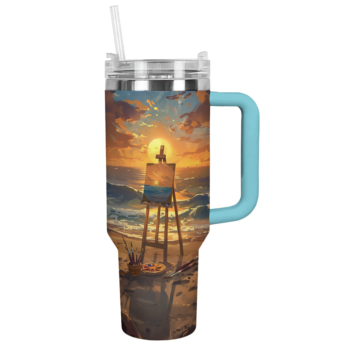 Shineful Tumbler Romantic Sunset Sketches