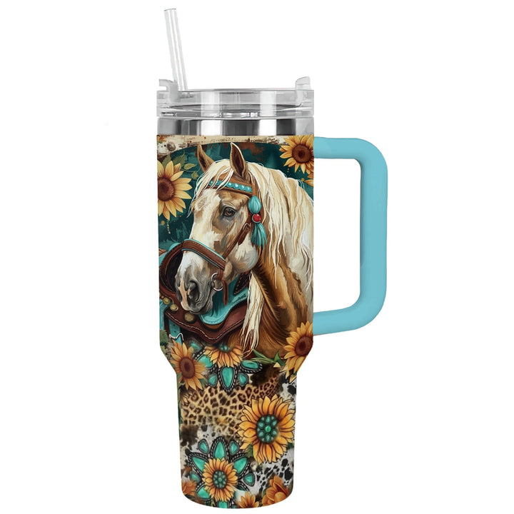 Shineful Tumbler Wildflower Horse