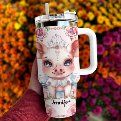 Shineful Tumbler Royal Blossom Piglet