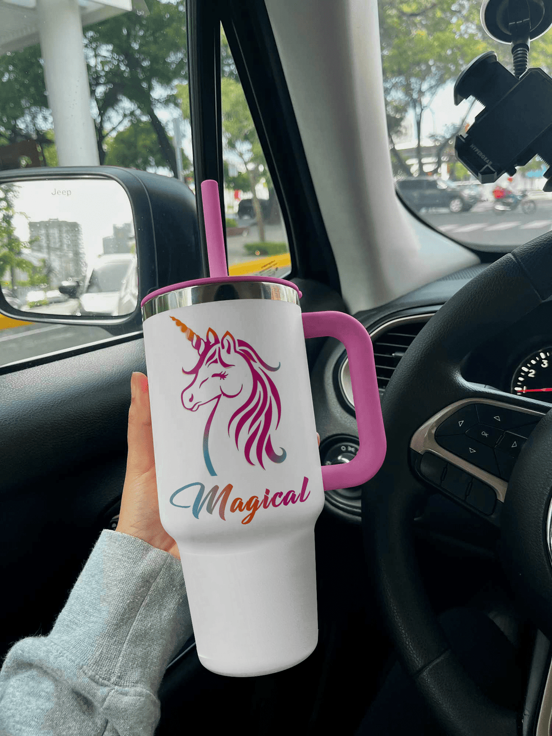 Unicorn 40 Oz Shineful™ Tumbler Magical Vq03 Hot Pink 40Oz