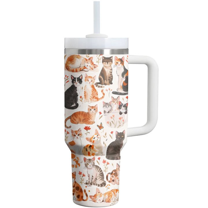 Cat Tumbler Shineful Charming Kittens