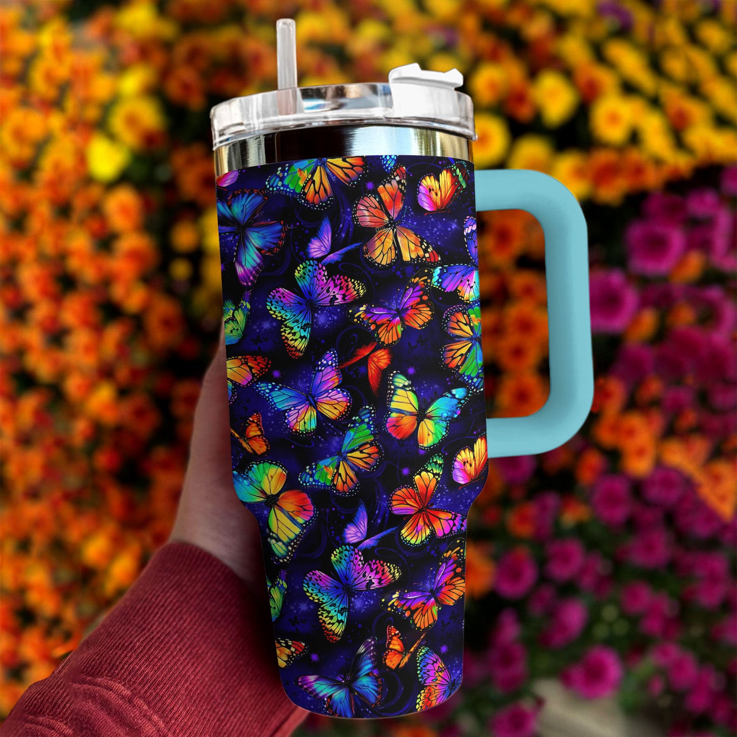 Shineful Tumbler Rainbow Butterfly Magic