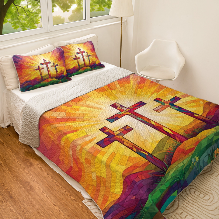 Shineful All Season Quilt 3-Piece Set - God’s Radiant Glory