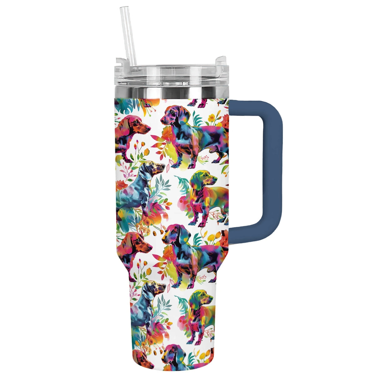 Shineful Tumbler Colorful Canine Dachshund