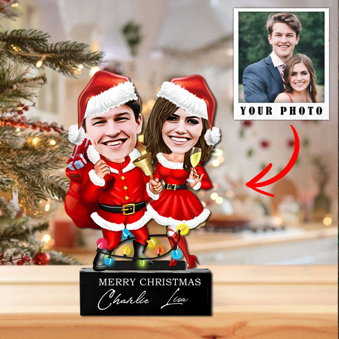 Merry Christmas Shineful® Personalized Wooden Cartooned Tl10