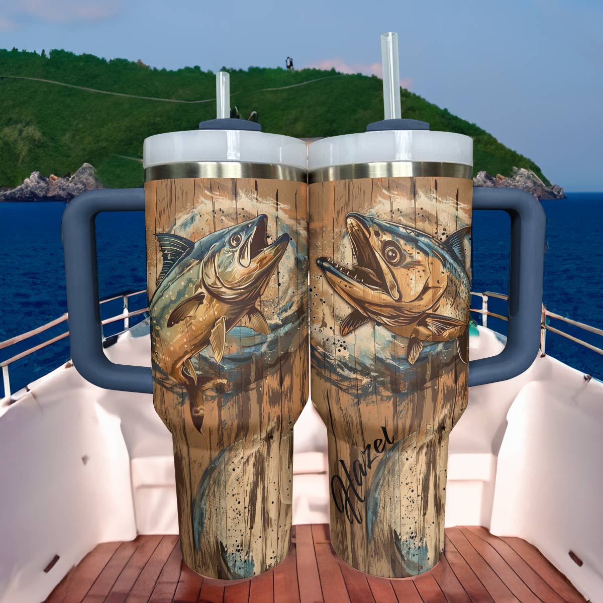 Shineful Tumbler Gone Fishing 3 Styles