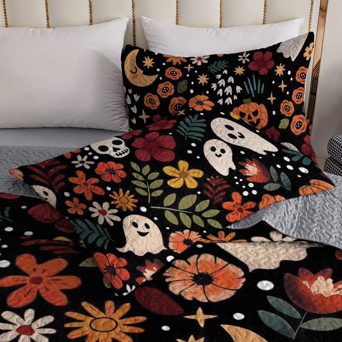 Shineful All Season Quilt 3-Piece Set Spooky Chic