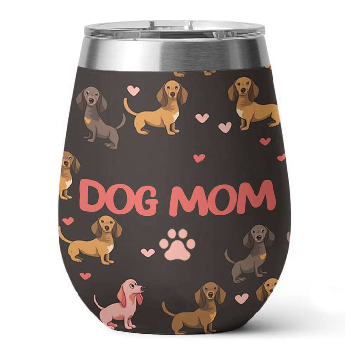 Shineful Wine Tumbler Dog Mom