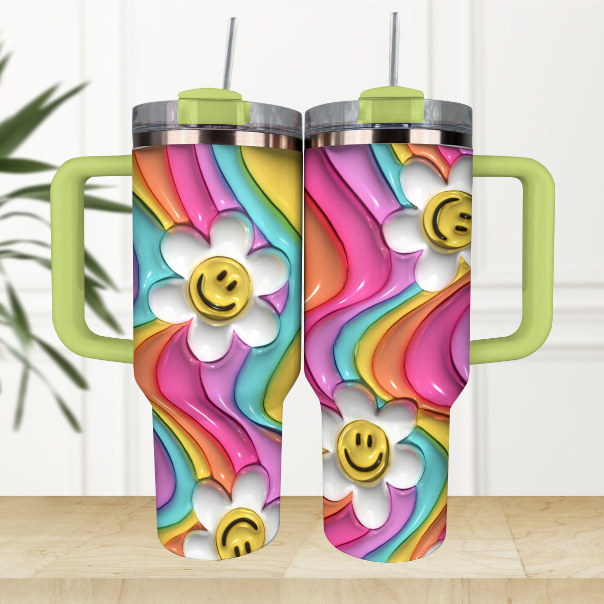 Shineful Tumbler Puffy Smiley