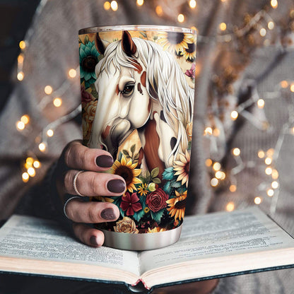 Shineful 20oz Tumbler Floral Horse