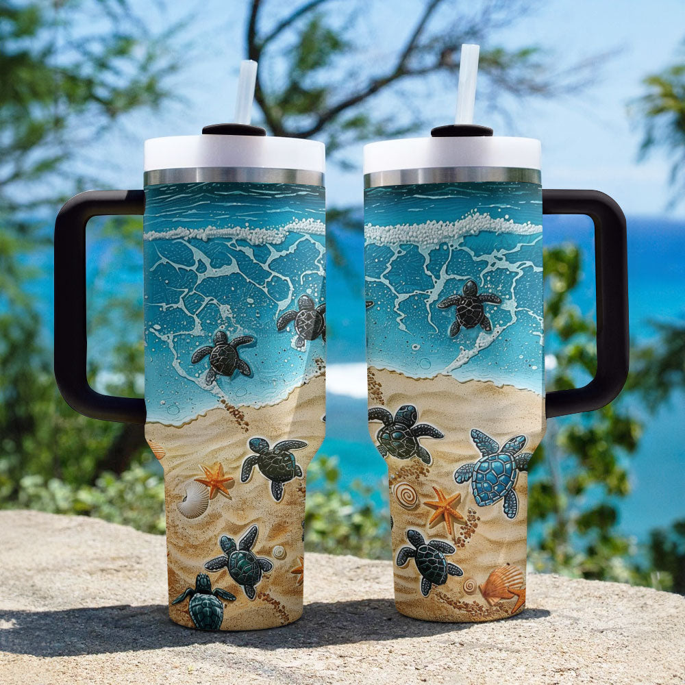 Shineful Tumbler Sea Turtle Journey