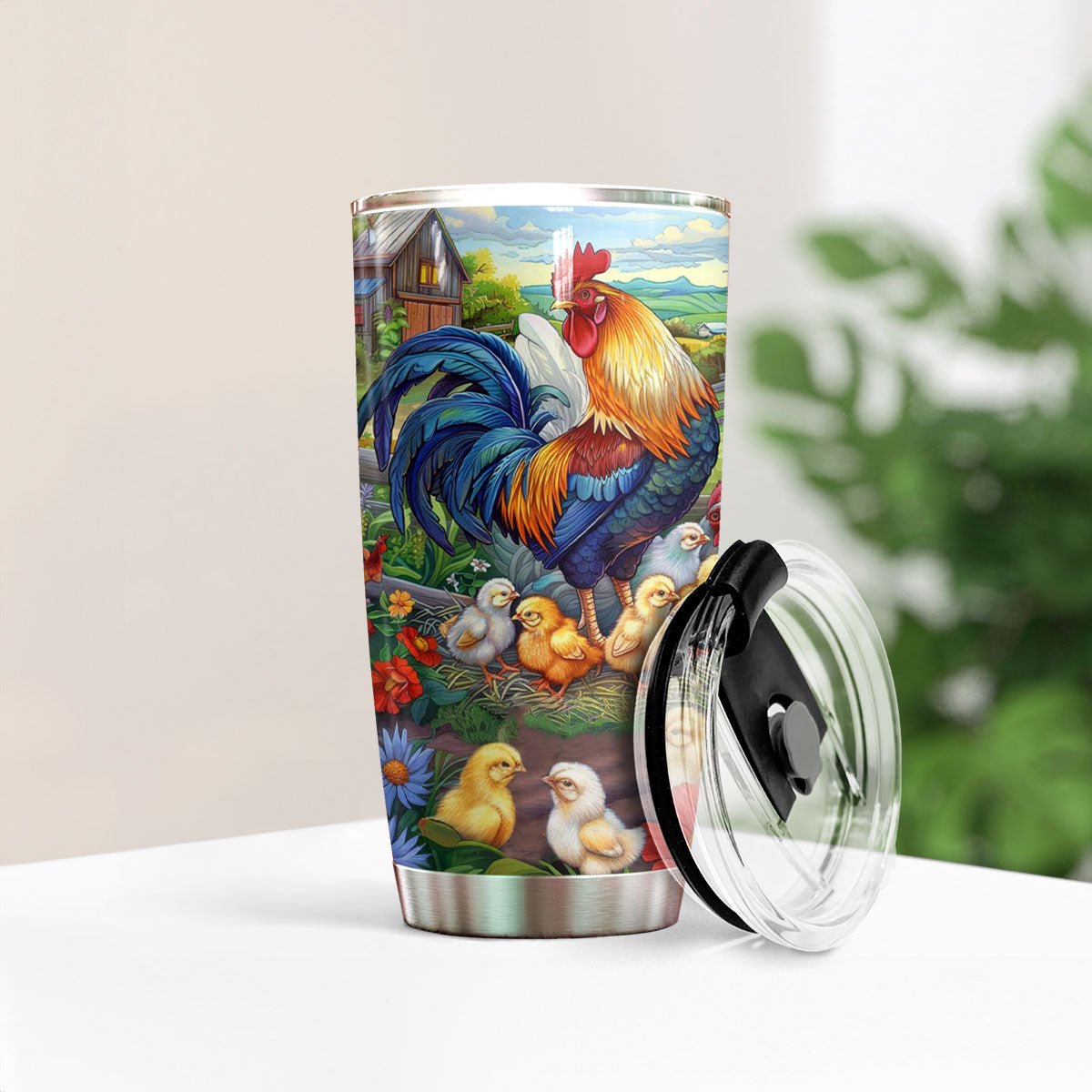 Shineful 20oz Tumbler Chicken Fam