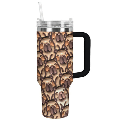 Shineful Tumbler Puffy Capybaras