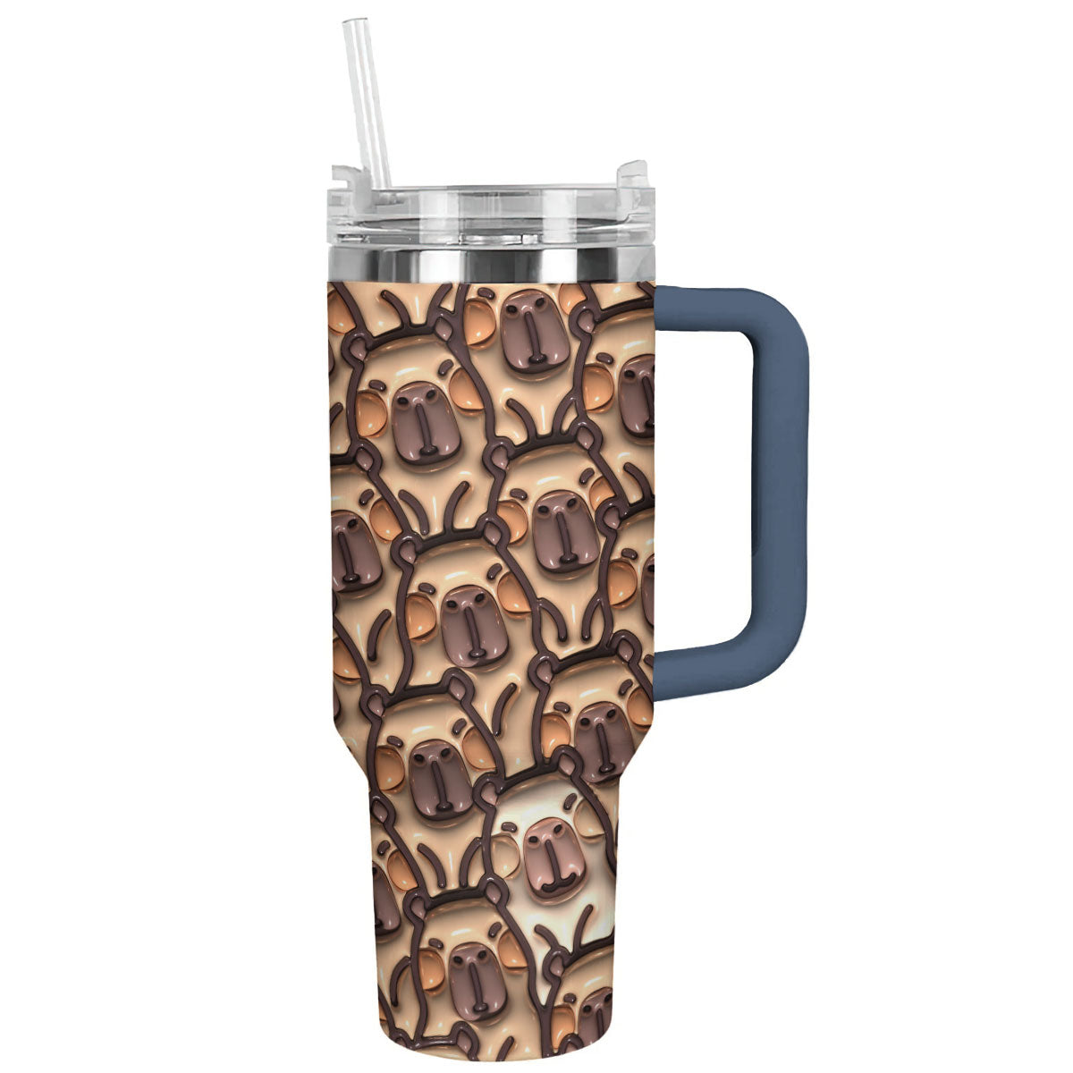 Shineful Tumbler Puffy Capybaras