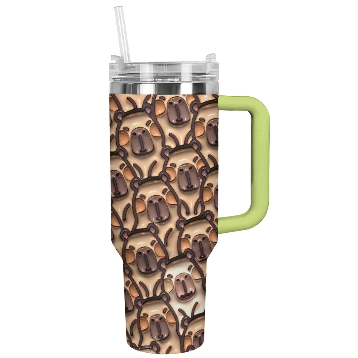 Shineful Tumbler Puffy Capybaras