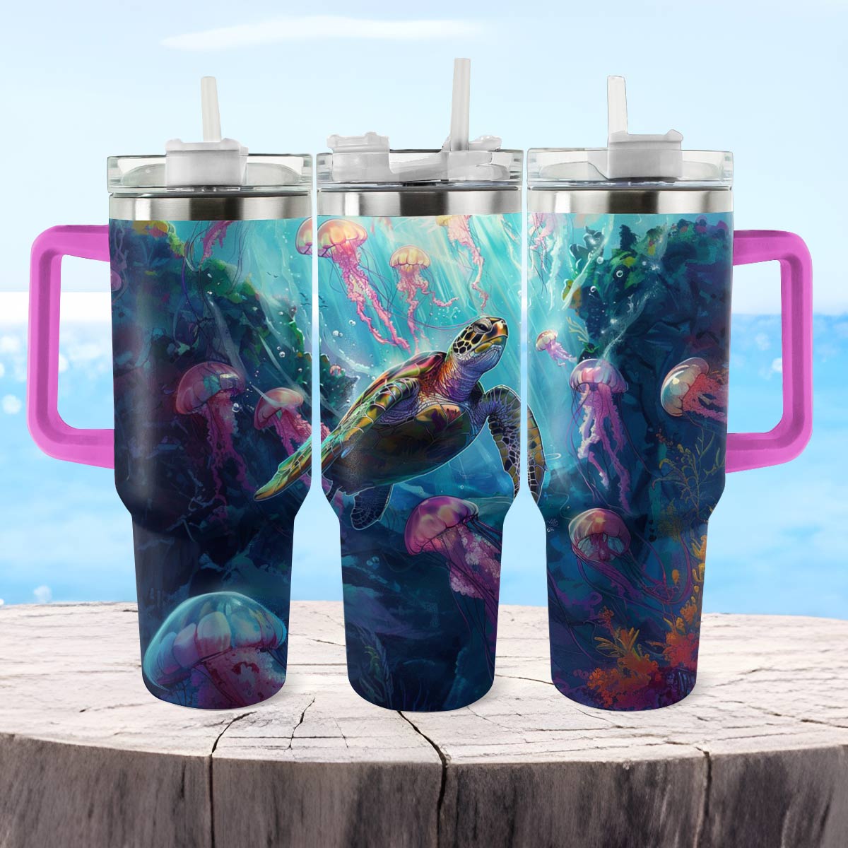 Shineful Tumbler Sea Journey