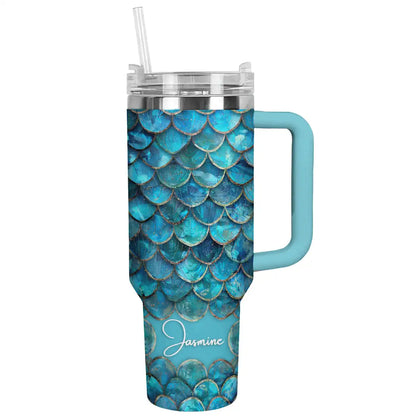 Shineful Tumbler Sea Mermaid-scale